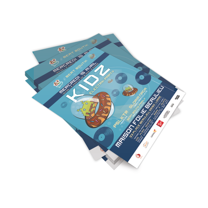 Drukken van flyers in A6 en A5 formaat | Distrolution Merch