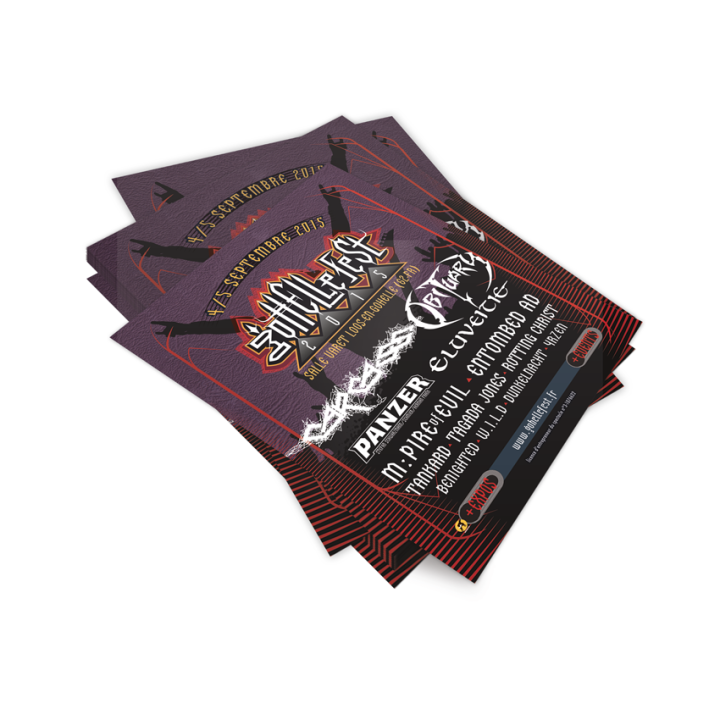 A6 and A5 Flyer Printing | Distrolution Merch