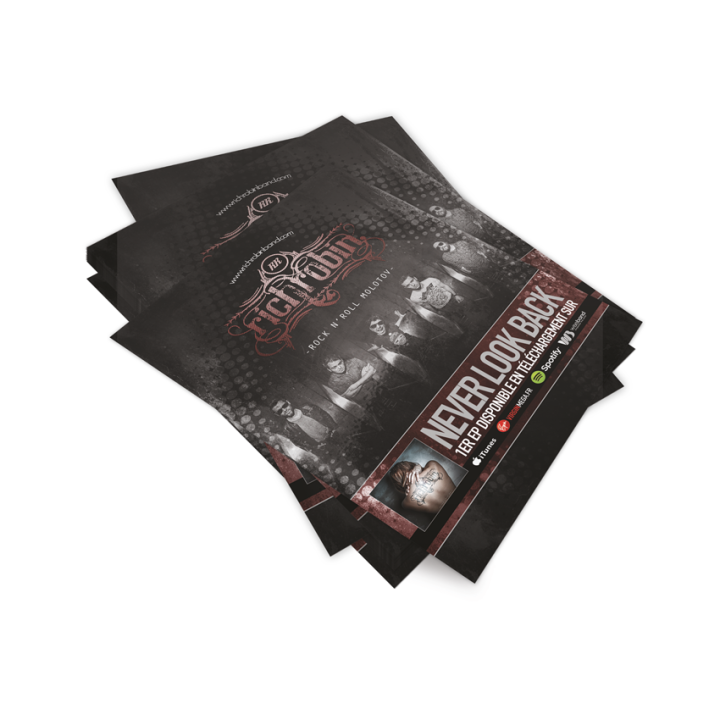 Flyer-Druck in Größe A6 und A5 | Distrolution Merch