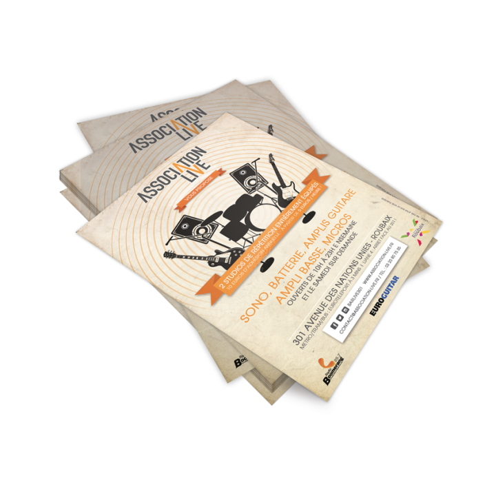 Impresión de flyers en tamaño A6 y A5 | Distrolution Merch