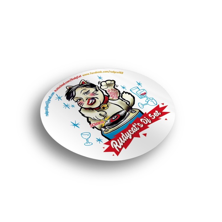 Adesivi rotondi personalizzati | Distrolution Merch