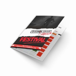 Dépliants pour ton merch ou ton festival |Distrolution Merch