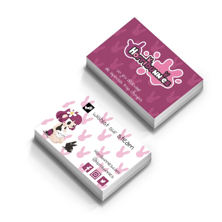 Laminated rectangular cards