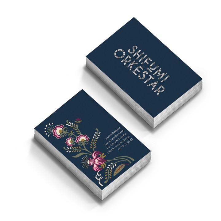 Laminated rectangular cards