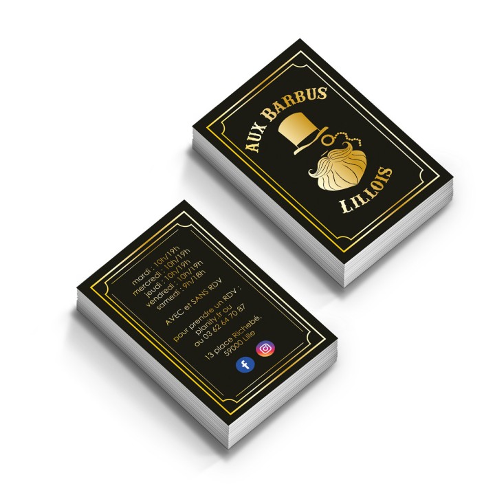 Laminated rectangular cards