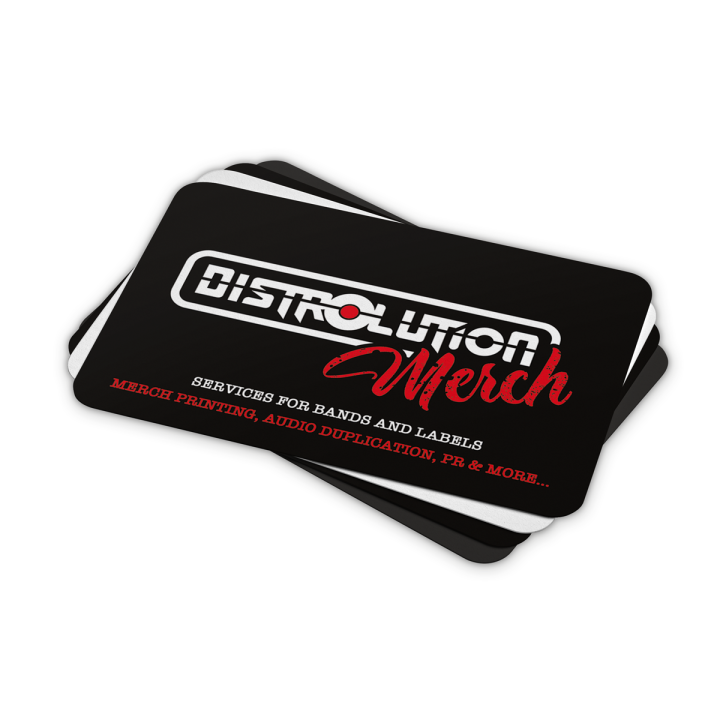 Tarjetas redondeadas laminadas