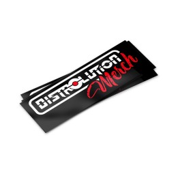 Stickers rectangulaires personnalisés | Distrolution Merch