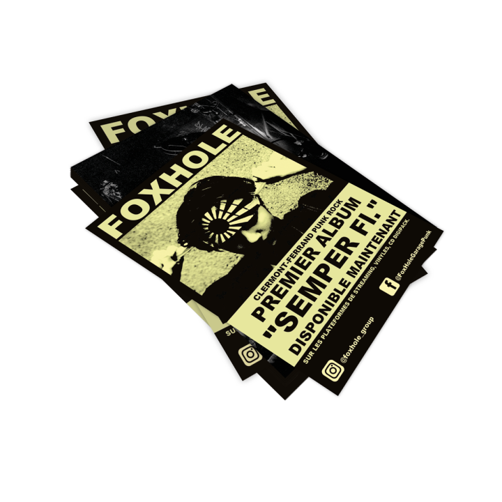 Drukken van flyers in A6 en A5 formaat | Distrolution Merch